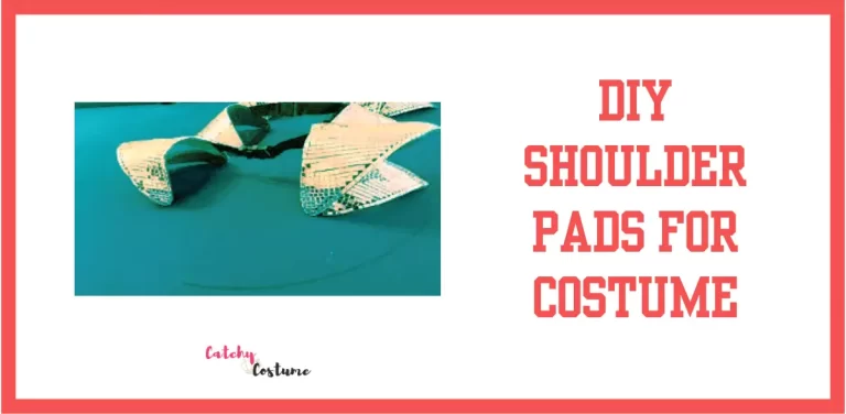 DIY Shoulder Pads For Costume