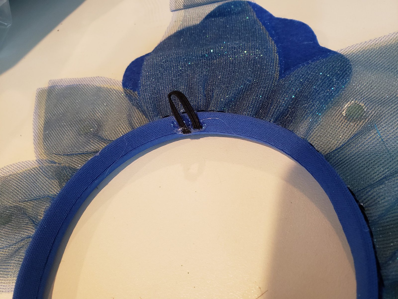 How To Stop Top Heavy Costume Headpiece From Falling Forward?